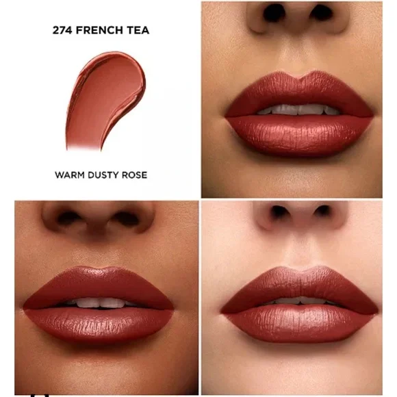 🆕Lancome L'Absolu Rouge Cream Lipstick 274 French tea - Picture 2 of 9